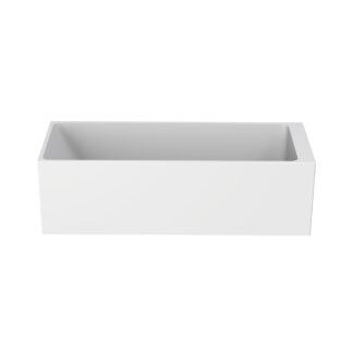 Stonetouch STBT66000WHMT Bobsleigh Free Standing Bathtub - White Matte