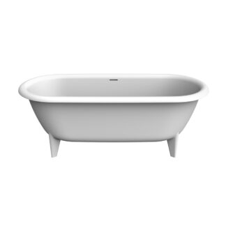 Stonetouch STBT66002WHMT Elton Free Standing Bathtub - White Matte