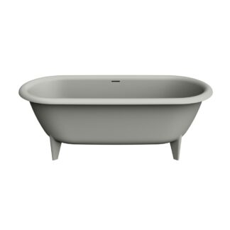 Stonetouch STBT66002GRGRMT Elton Free Standing Bathtub - Grey Matte/Grey Matte