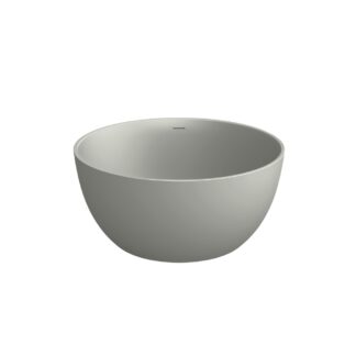 Stonetouch STBT47000GRGRMT Centerpiece Free Standing Bathtub - Grey Matte/Grey Matte