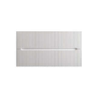 Stonetouch STFTRUN36WHMT 36" Runway Wall Mounted Vanity - White Matte