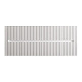 Stonetouch STFTRUN48WHMT 48" Runway Wall Mounted Vanity - White Matte