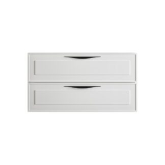 Stonetouch STFTDEV36WHMT 36" Deville Wall Mounted Vanity - White Matte