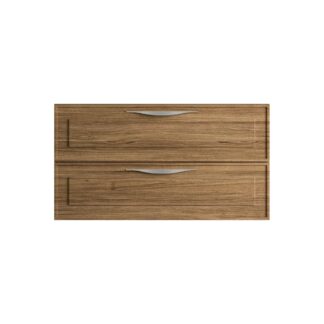 Stonetouch STFTDEV36LGWD 36" Deville Wall Mounted Vanity - Light Wood