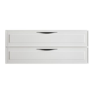 Stonetouch STFTDEV48WHMT 48" Deville Wall Mounted Vanity - White Matte