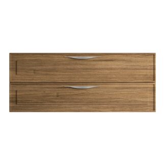 Stonetouch STFTDEV48LGWD 48" Deville Wall Mounted Vanity - Light Wood