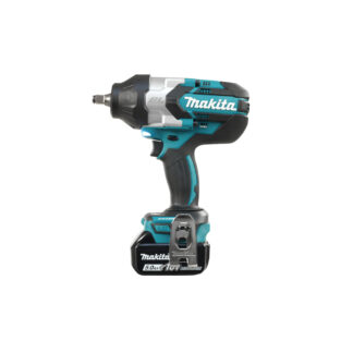 Makita DTW1002RTE 18V LXT Brushless 1/2" High Torque Impact Wrench, 5.0Ah x2Kit