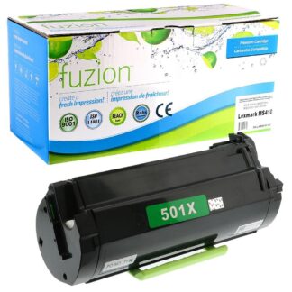 fuzion 50F1X00RBK Lexmark 50F1X00 Remanufactured Toner - Black