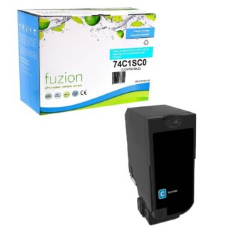 fuzion 74C1SC0C Lexmark 74C1SC0 Compatible Toner - Cyan