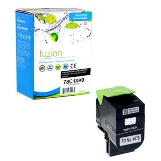 fuzion 78C1XK0BK Lexmark 78C1XK0 Compatible Toner - Black