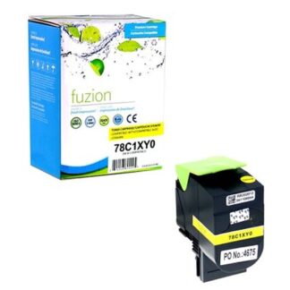 fuzion 78C1XY0Y Lexmark 78C1XY0 Compatible Toner - Yellow
