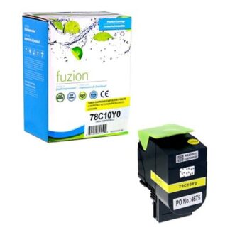 fuzion 78C10Y0Y Lexmark 78C10Y0 Compatible Toner - Yellow