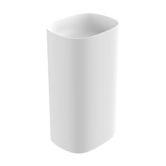 Stonetouch STCGIO1915WHMT 19"X15" Ïo Free Standing Rectangular Basin - White Matte