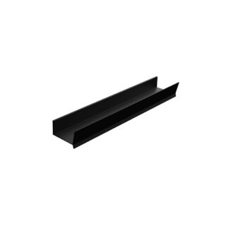 Stonetouch STFTMOO24BK 24" Moon Wallmount Shelf - Black