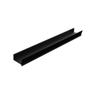 Stonetouch STFTMOO36BK 36" Moon Wallmount Shelf - Black