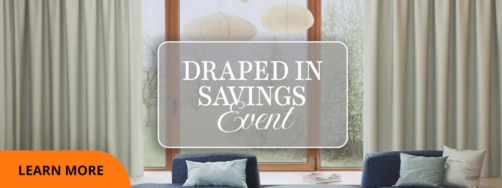 Specials savings on drapes
