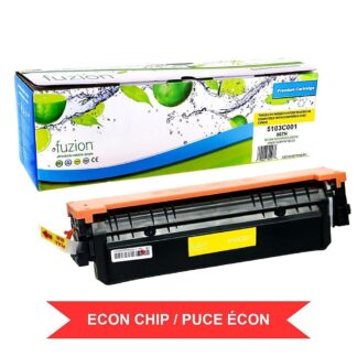 fuzion 5103C001Y Canon 5103C001 (067H) Compatible HY Toner with ECON Chip - Yellow