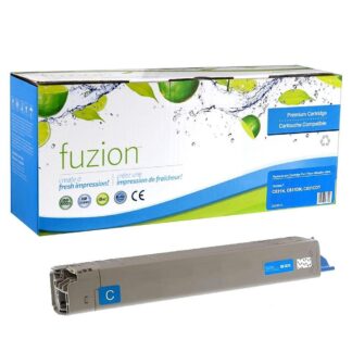fuzion 44844511C Okidata 44844511 Remanufactured Toner - Cyan