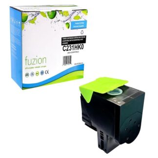 fuzion C231HK0BK Lexmark C231HK0 Compatible Toner - Black