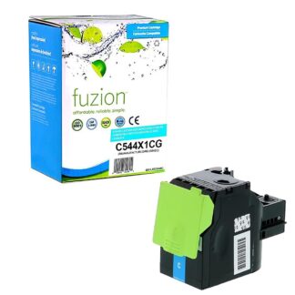 fuzion C544X1CGC Lexmark C544X1CG Remanufactured Toner - Cyan