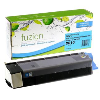 fuzion C610C Okidata C610 Toner - Cyan