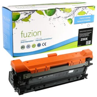 fuzion CE250XBK HP CE250X (504X) Remanufactured Toner - Black