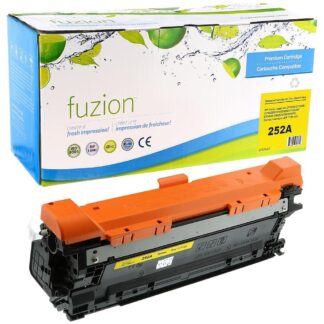 fuzion CE252AY HP CE252A (504A) Remanufactured Toner - Yellow