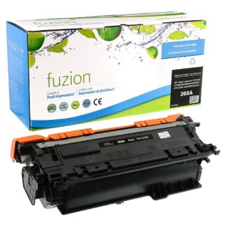 fuzion CE260ABK HP CE260A (647A) Remanufactured Toner - Black