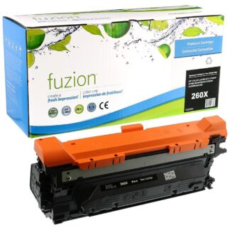 fuzion CE260XBK HP CE260X (649X) Remanufactured HY Toner - Black