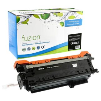 fuzion CE400XBK HP CE400X (507X) Remanufactured Toner - Black