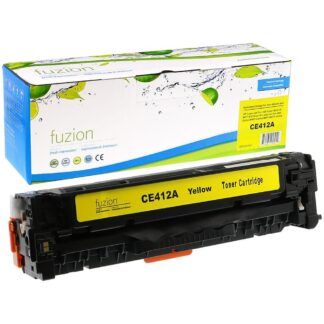 fuzion CE412AY HP CE412A (305A) Remanufactured Toner - Yellow