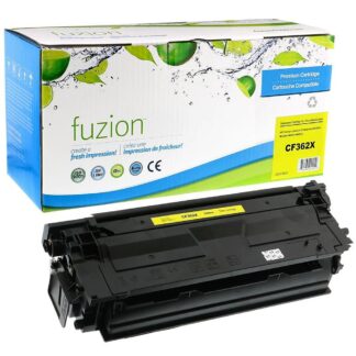 fuzion CF362XY HP CF362X (508X) Remanufactured Toner - Yellow