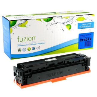 fuzion CF401XC HP CF401X (201X) Compatible Toner - Cyan