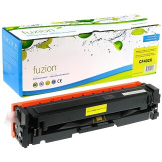 fuzion CF402XY HP CF402X (201X) Compatible Toner - Yellow