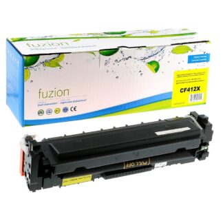 fuzion CF412XY HP CF412X (410X) Compatible Toner - Yellow