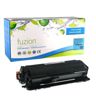 fuzion CF451AC HP CF451A (655A) Compatible Toner - Cyan