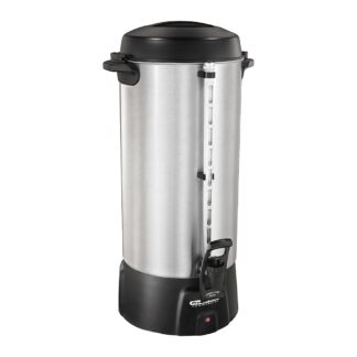 Proctor Silex 45100C Coffee Urn, 100 Cup Capacity, 1090 W, Aluminum, Ready/On Light Control