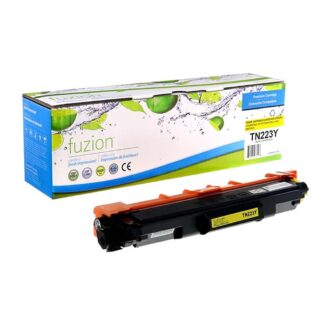 fuzion TN223Y Brother TN223BK Compatible Toner - Yellow