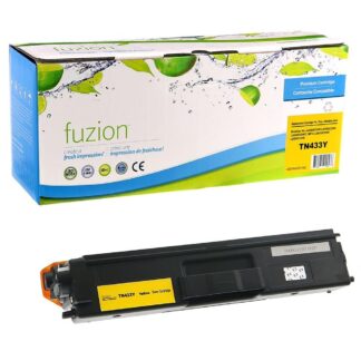 fuzion TN433Y Brother TN433Y Compatible Toner - Yellow