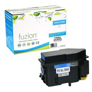 fuzion TNP80C Konica Minolta TNP80C Compatible Toner - Cyan