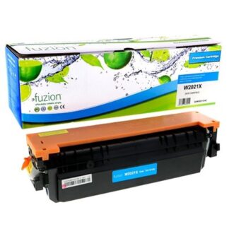 fuzion W2021XC HP W2021X (414X) Compatible Toner - Cyan