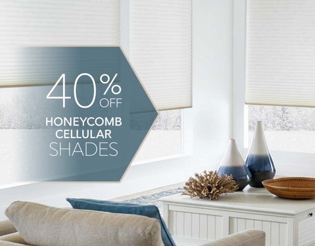 40% Off Honeycomb Shades Promotion