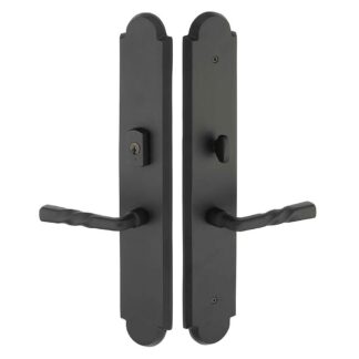 Emtek 1L1A21 17-1/2" Large Arched Sandcast Keyed Multi Point Lock Trim