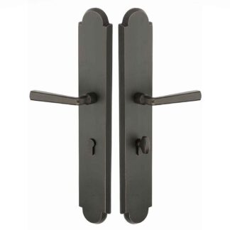 Emtek 1L1A53 17-1/2" Large Arched Sandcast Non-Keyed Euro Style Thumbturn Inside Multi Point Lock Trim