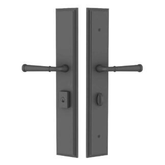 Emtek 1L1M11 17-1/2" Large Melrose Keyed Multi Point Lock Trim