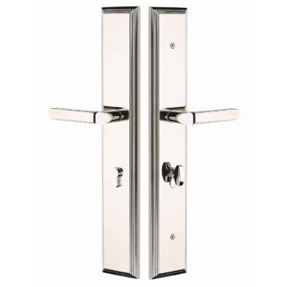 Emtek 1L1M53 17-1/2" Large Melrose Non-Keyed Euro Style Thumbturn Inside Multi Point Lock Trim