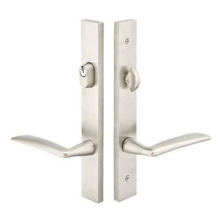 Emtek 12A1SS 11" Modern Keyed Multi Point Lock Trim, Brushed Stainless Steel