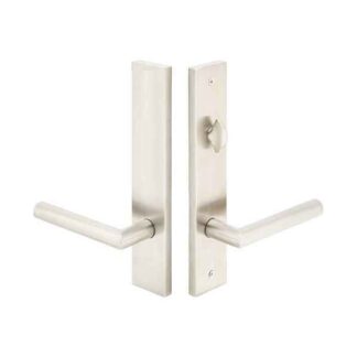 Emtek 13B3SS 10" Modern Non-Keyed American Style Thumbturn Inside Multi Point Lock Trim, Brushed Stainless Steel