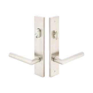 Emtek 14B1SS 10" Modern Keyed Multi Point Lock Trim, Brushed Stainless Steel