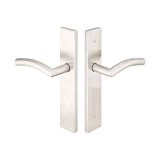 Emtek 16B2SS 10" Modern Non-Keyed Passage Multi Point Lock Trim,